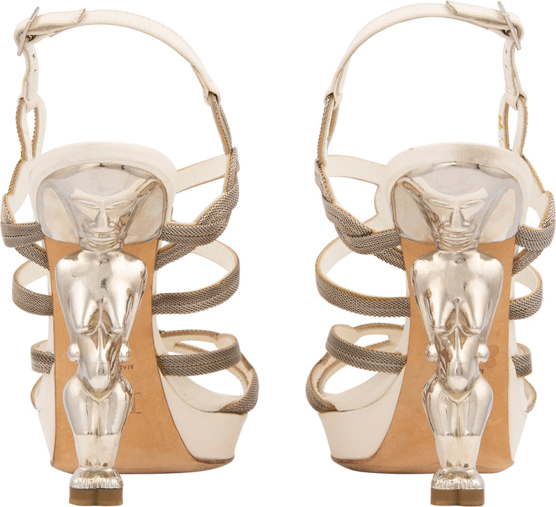Christian Dior Spring 2009 Runway Goddess Platform Sandals