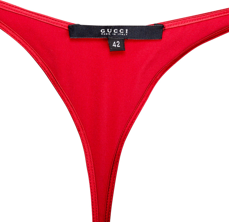 Gucci Fall 2003 Runway Silk Cocktail Dress