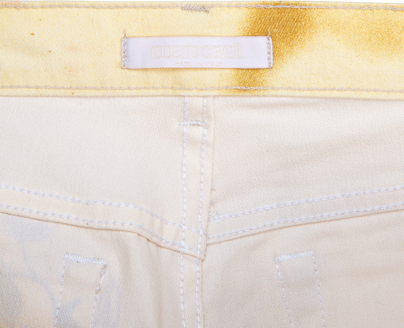 Roberto Cavalli Spring 2003 Tattoo Printed Pants