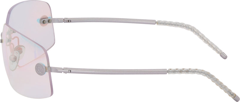 Chanel Iridescent Logo Mirror Sunglasses