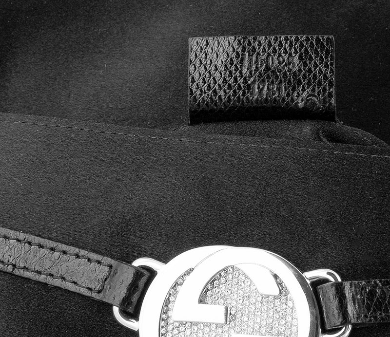 Gucci Satin Logo Embellished Mini Bag