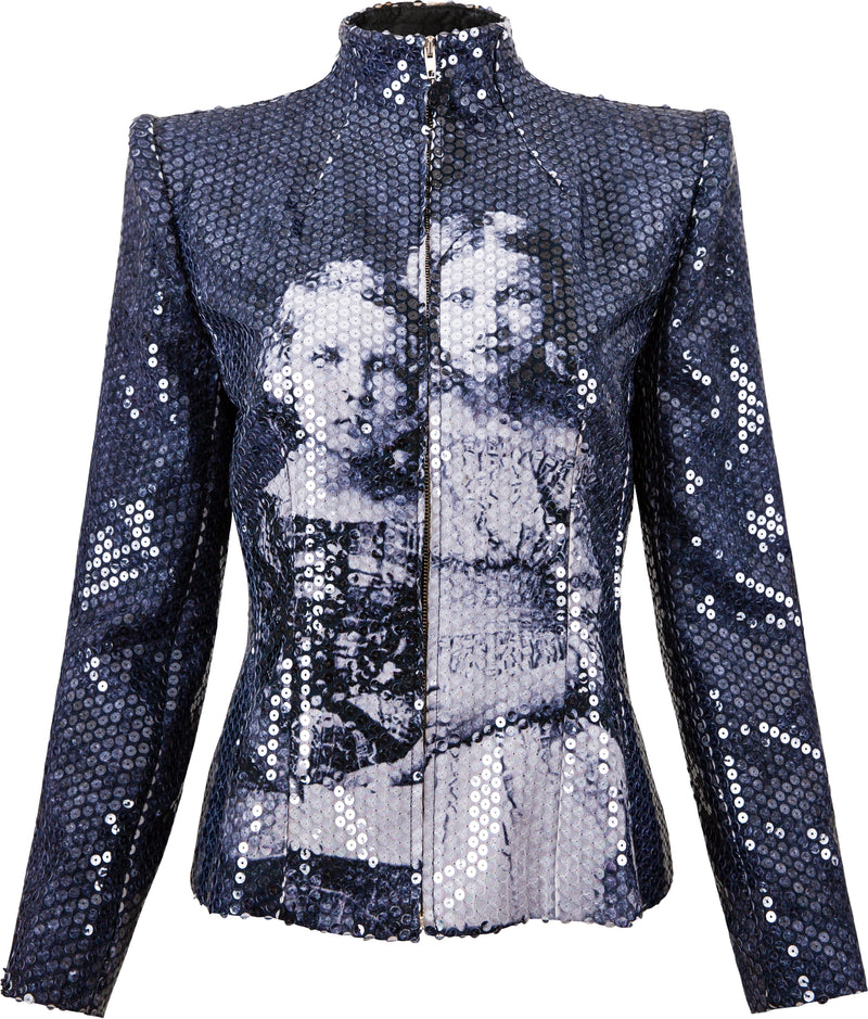 Alexander McQueen Fall 1998 Runway Romanov Portrait Sequins Jacket