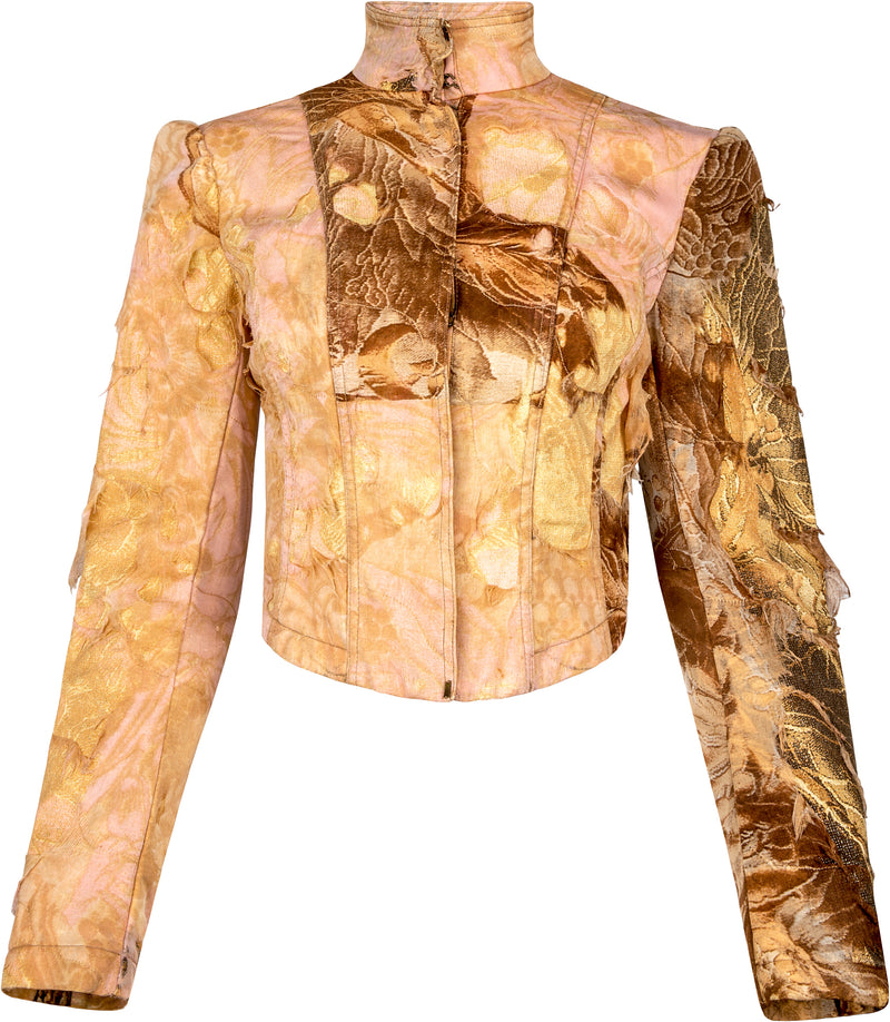 Roberto Cavalli Fall 2001 Runway Printed Jacket