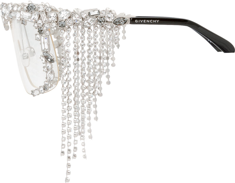 Givenchy Spring 2019 Runway Shower Swarovski Embellished Sunglasses