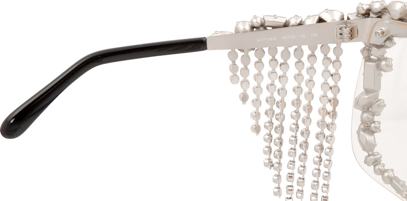 Givenchy Spring 2019 Runway Shower Swarovski Embellished Sunglasses