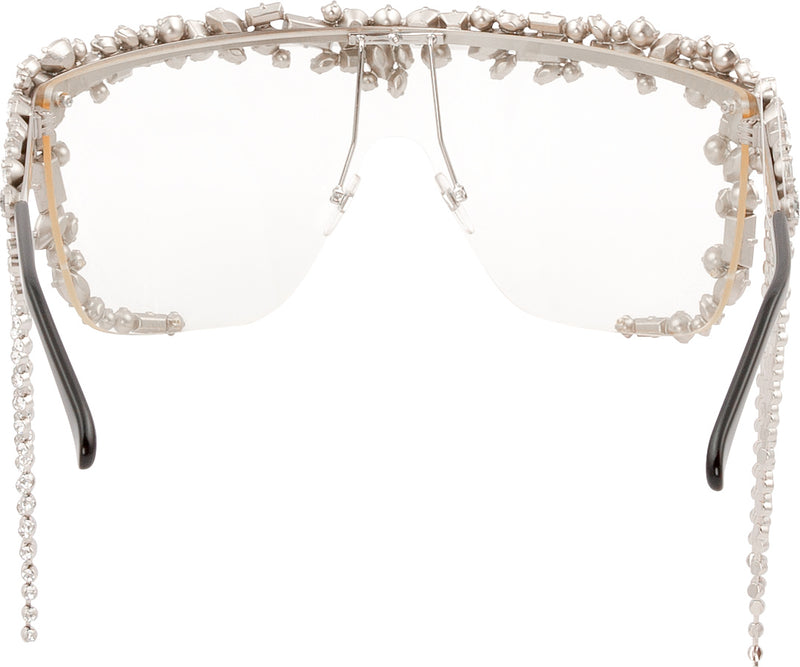 Givenchy Spring 2019 Runway Shower Swarovski Embellished Sunglasses