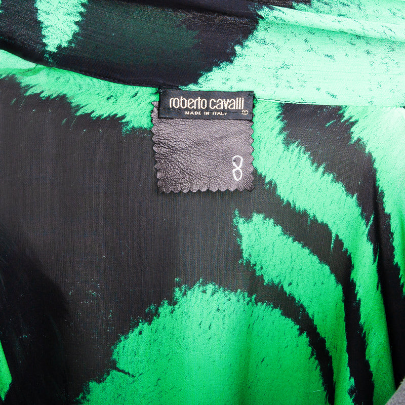 Roberto Cavalli Fall 2000 Runway Silk Chiffon Top