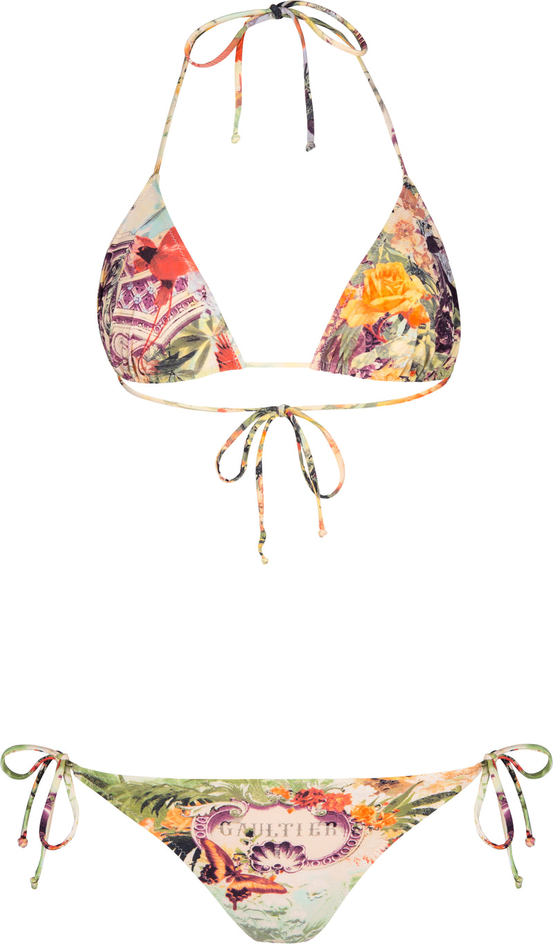 Jean Paul Gaultier Soleil Flamingo Logo Bikini