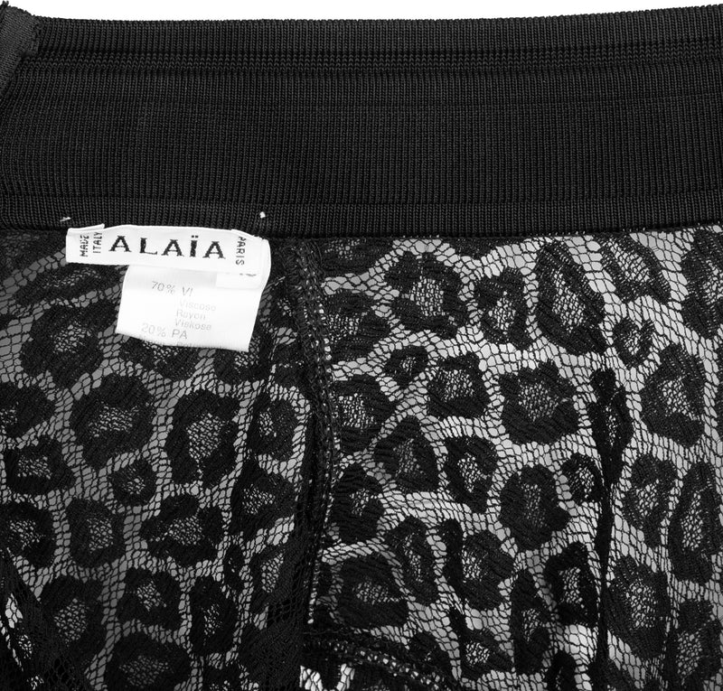 Alaïa Fall 1991 Runway Printed One-Piece