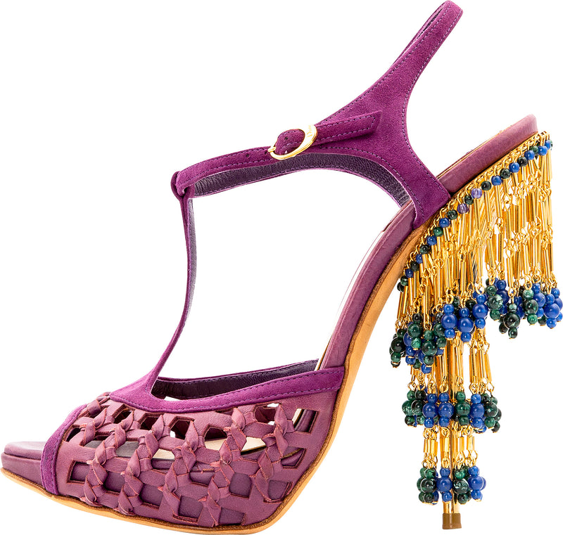Christian Dior Resort 2009 Runway Cha Cha Beaded Platform Sandals