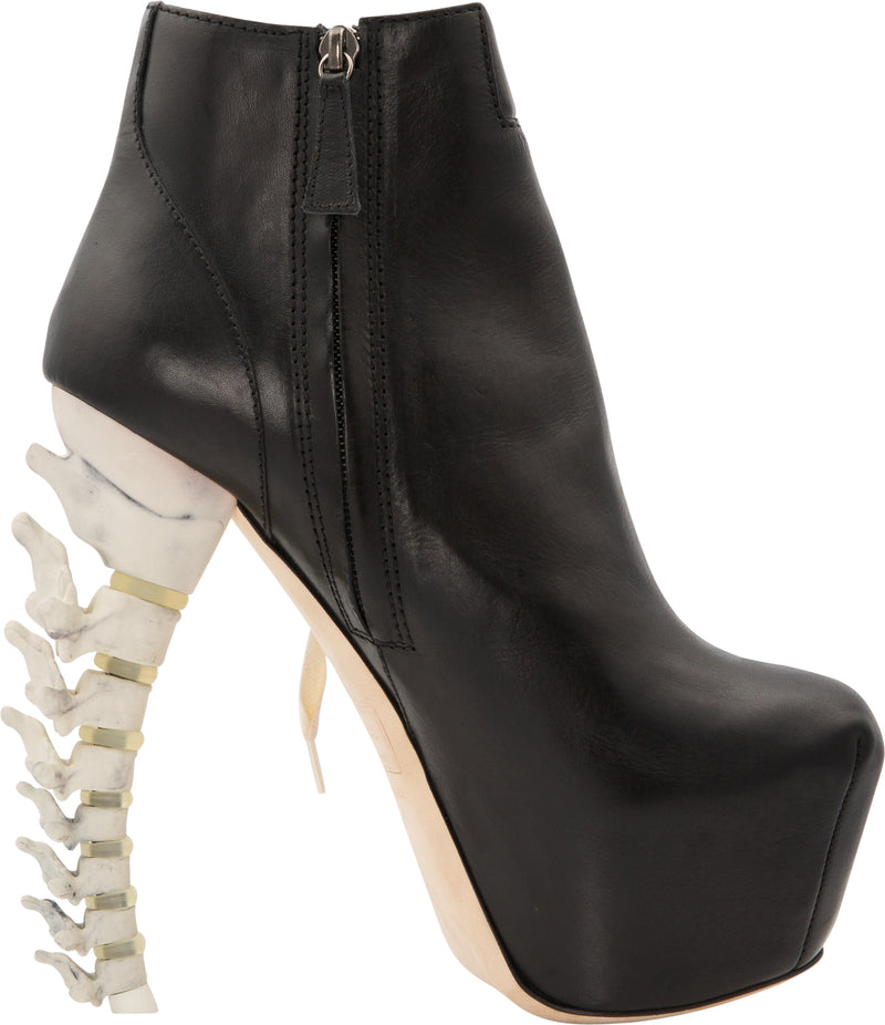 Dsquared2 Fall 2010 Runway Leather Lace-Up Spine Boots