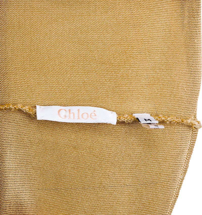 Chloé Spring 2000 Runway Chain Knit Halter Top
