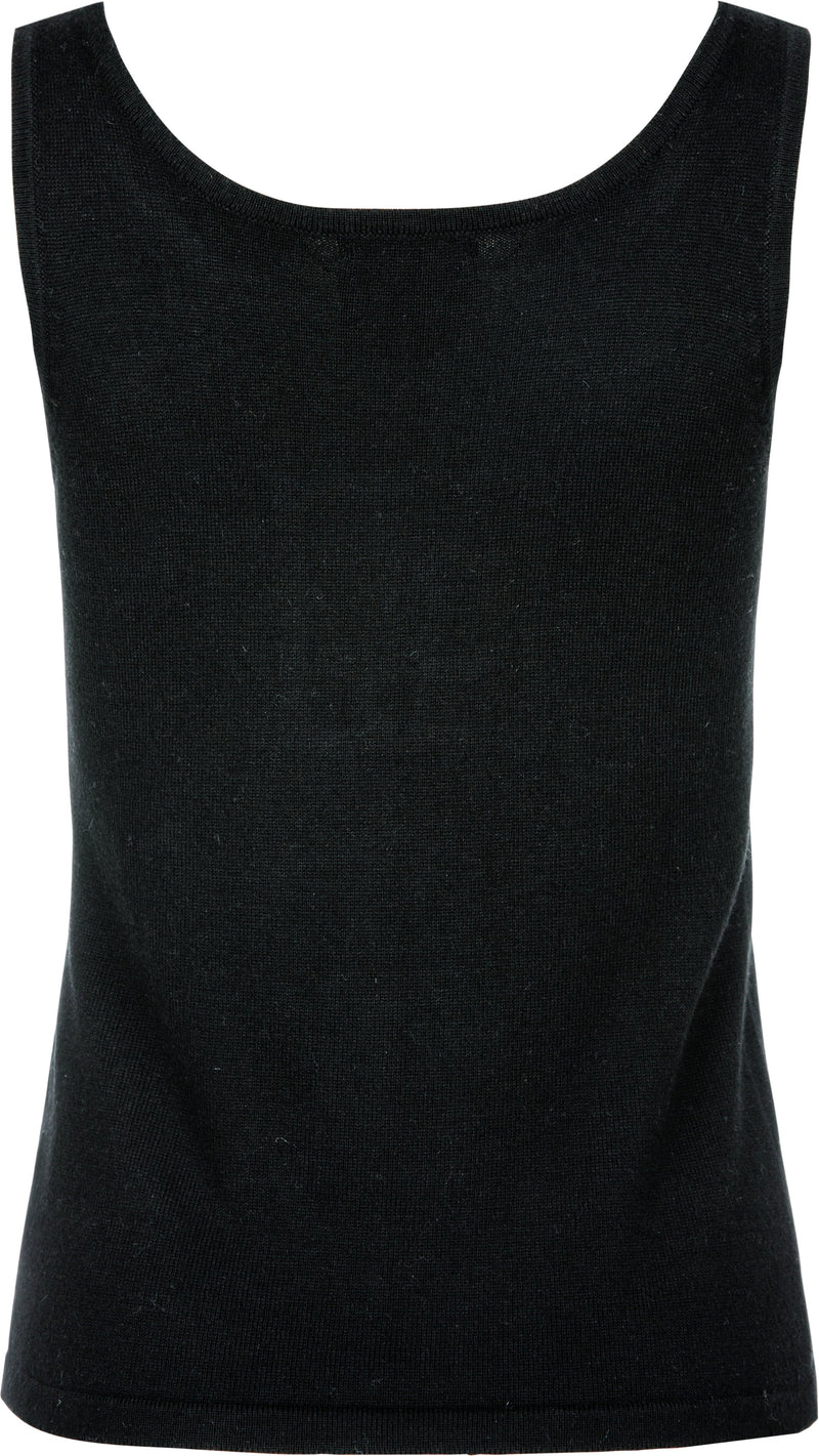Chanel Cashmere Logo Tank Top