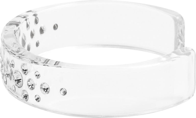 Christian Dior Lucite Swarovski Embellished Cuff