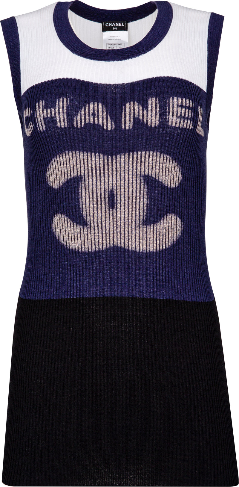 Chanel Spring 2011 Graffiti Logo Knit Dress