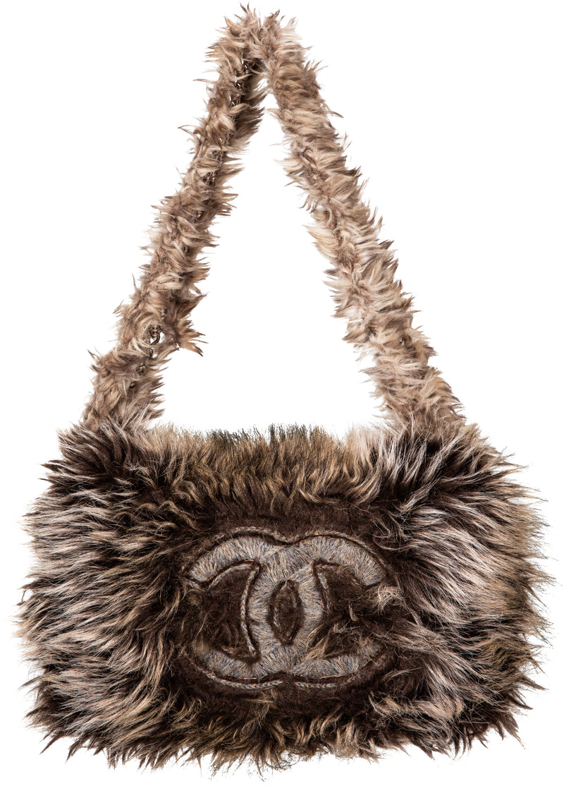Chanel Fall 2010 Runway Arctic Fantasy Faux Fur Bag