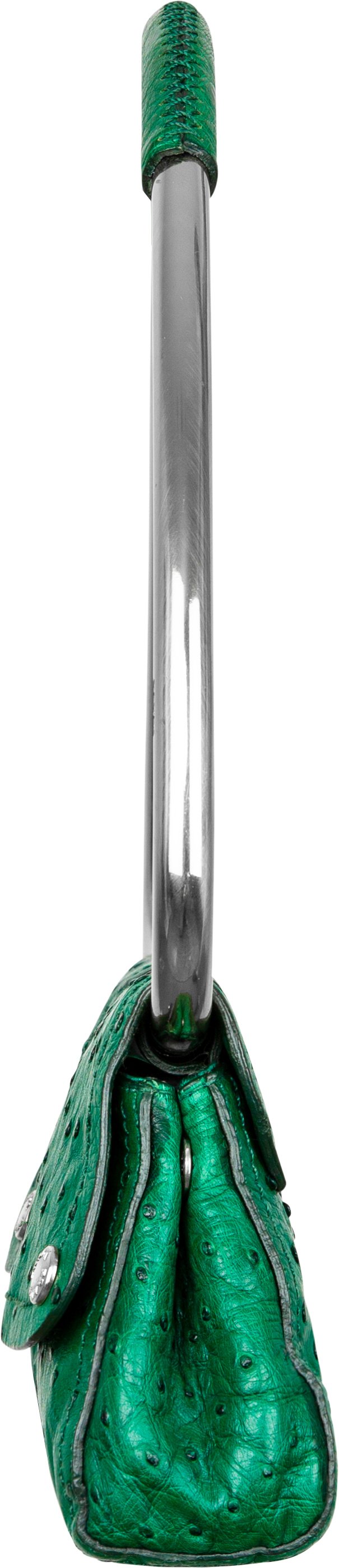 Prada Spring 2003 Runway Leather Embossed Swing Bag