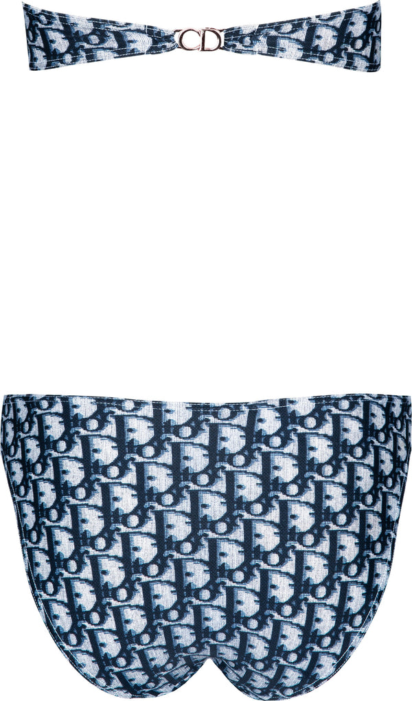 Christian Dior Spring 2002 Navy Diorissimo Bikini