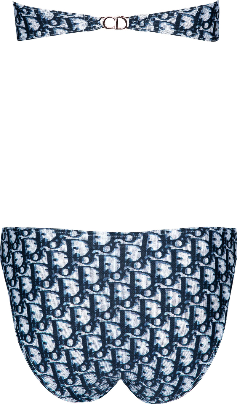 Christian Dior Spring 2002 Navy Diorissimo Bikini