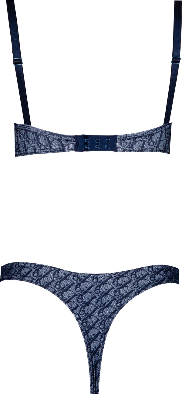 Christian Dior Navy Diorissimo G-String Bikini