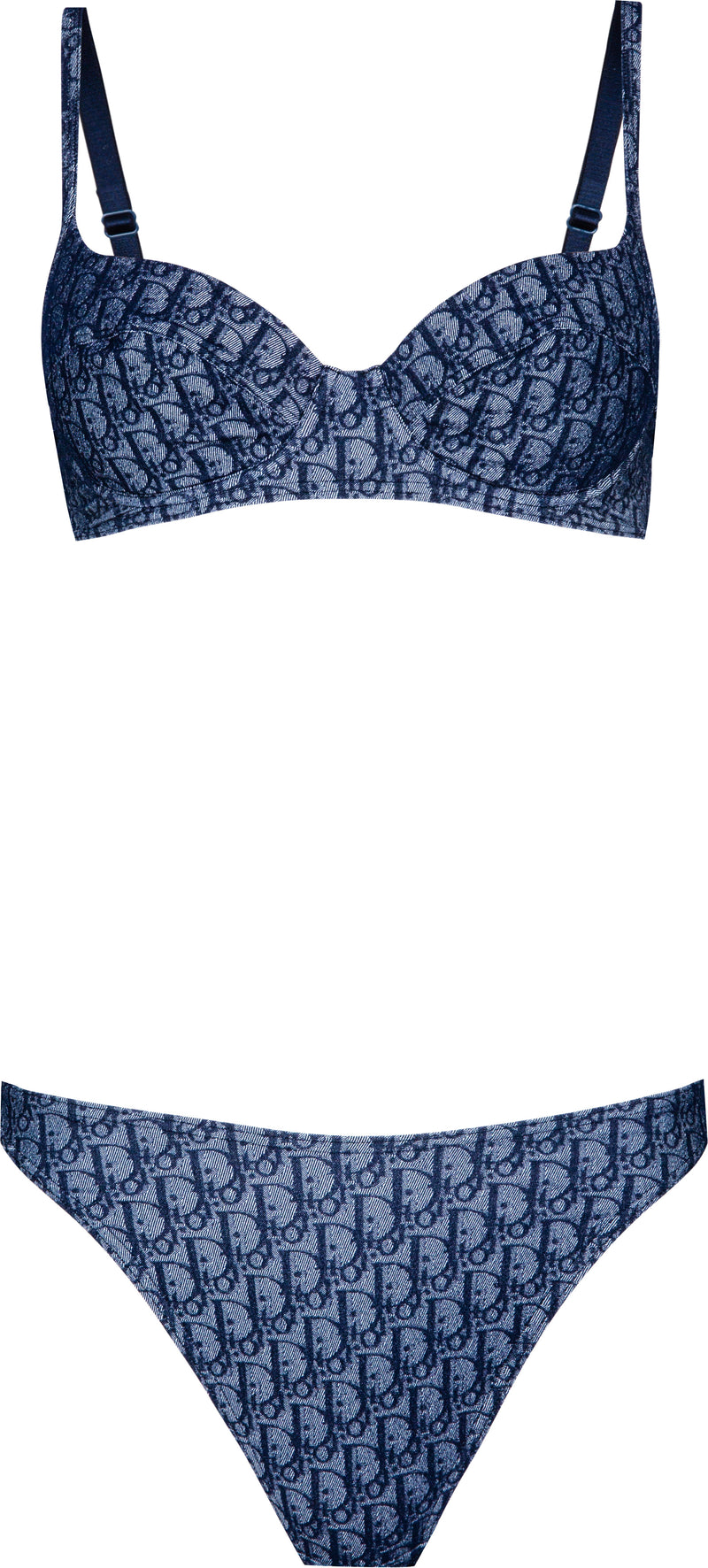 Christian Dior Navy Diorissimo G-String Bikini