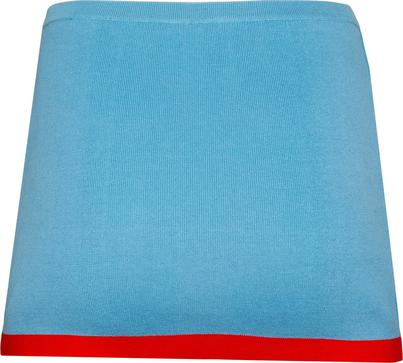 Chanel Spring 2002 Logo Knit Mini Skirt