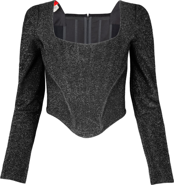 Vivienne Westwood Fall 1995 Long Sleeve Glitter Corset