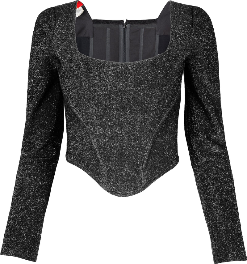 Vivienne Westwood Fall 1995 Long Sleeve Glitter Corset