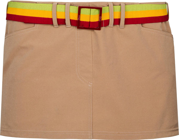 Christian Dior Rasta Belted Mini Skirt