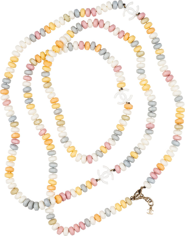 Chanel Fall 2014 Runway Supermarket Candy Logo Necklace