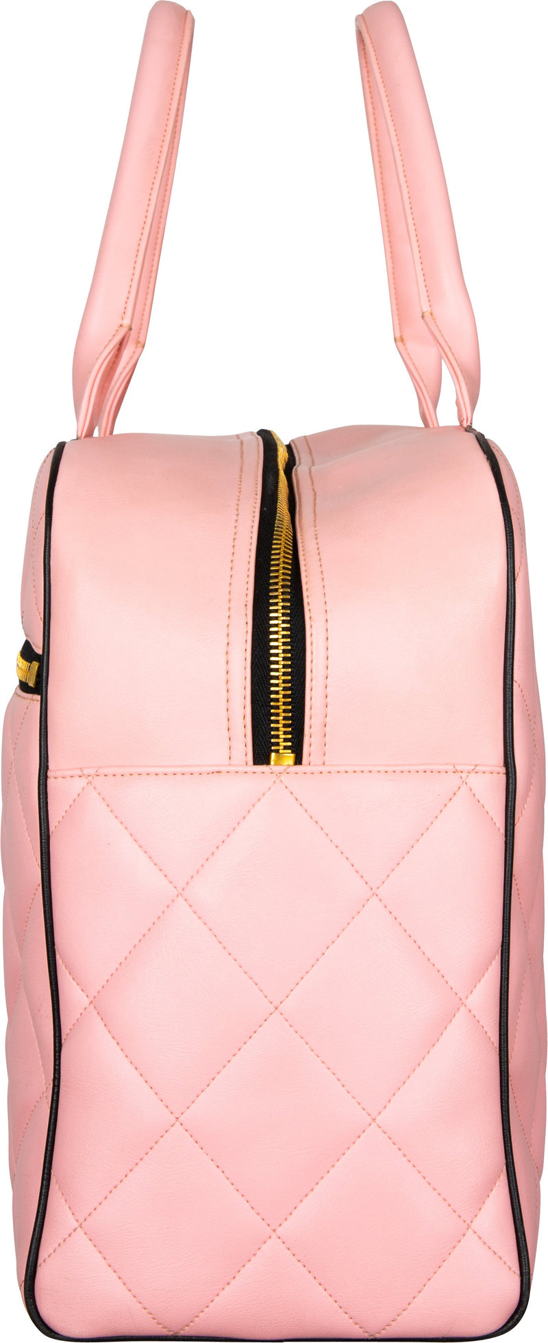 Chanel Vinyl Quilted Jumbo Travel Logo Bag