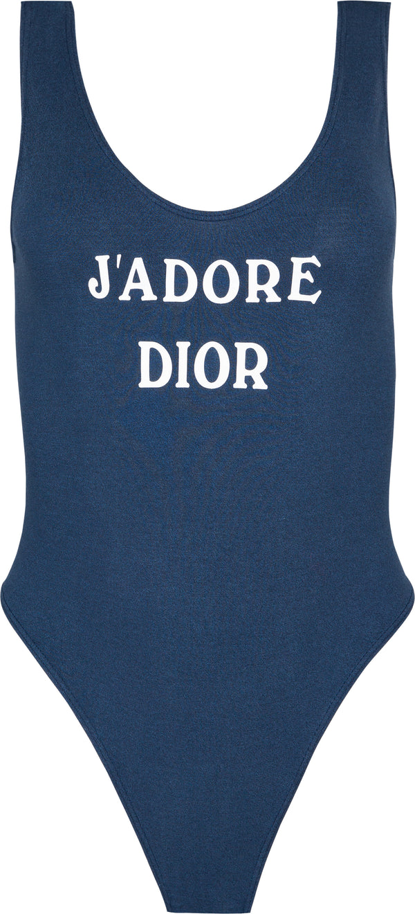 Christian Dior Navy J'Adore Dior One-Piece
