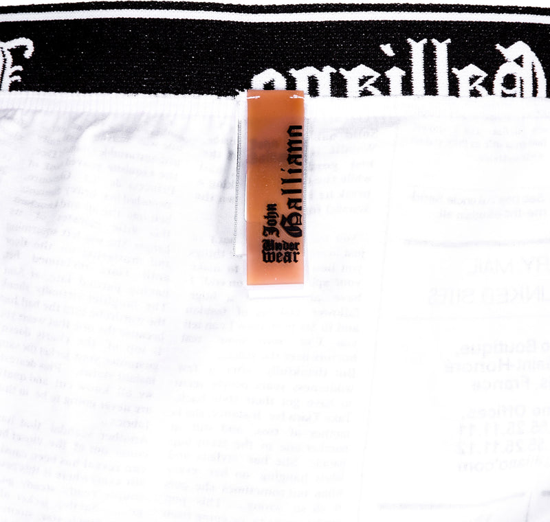 John Galliano Gazette Newspaper Bra Panty Set