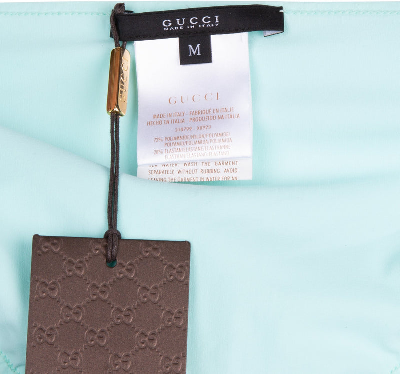 Gucci Spring 2012 Mint Wrap One-Piece