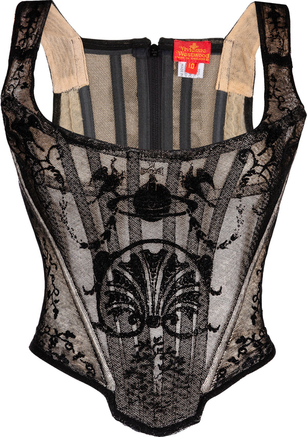 Vivienne Westwood Black Lace Portrait Corset