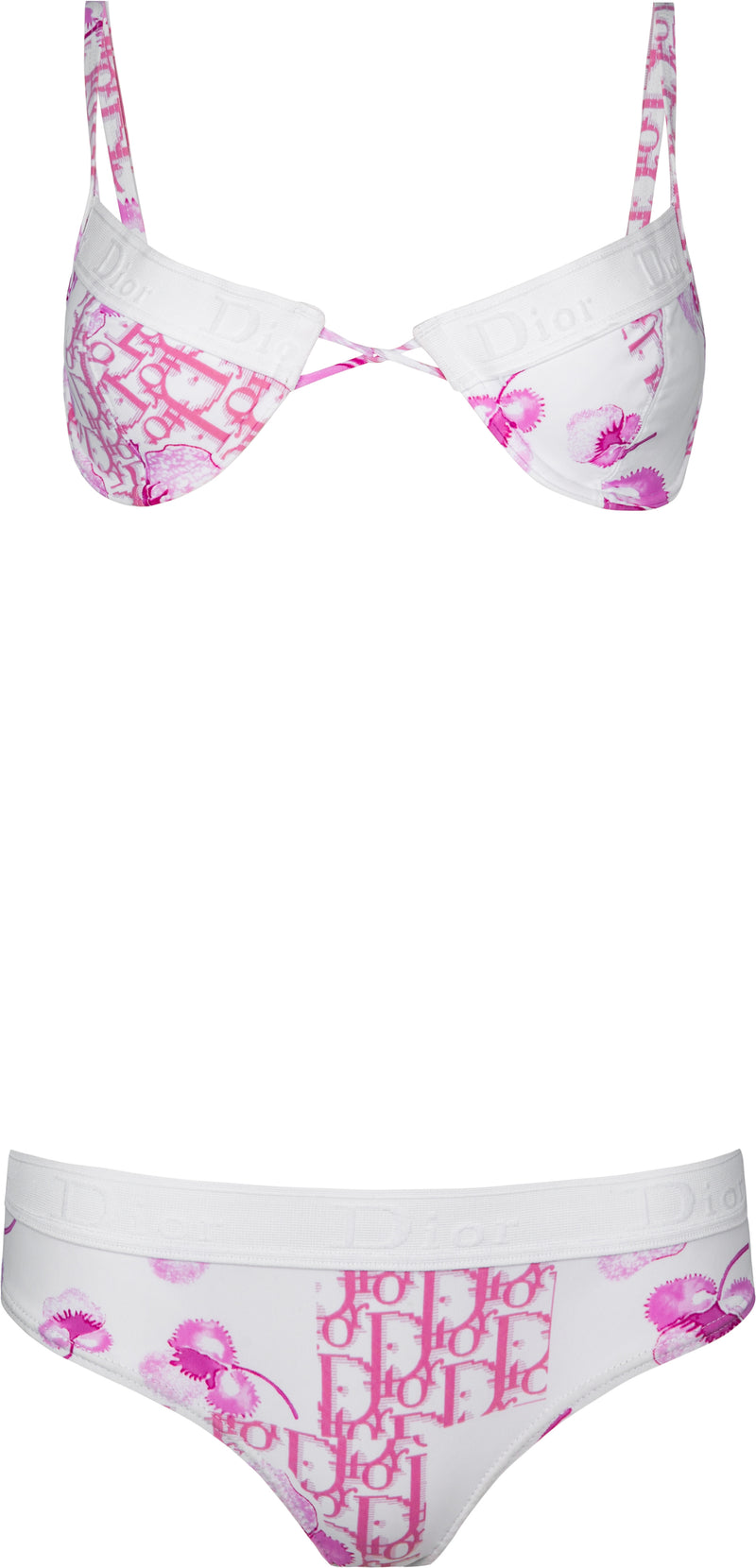 Christian Dior Resort 2005 Logo Flowers Bikini