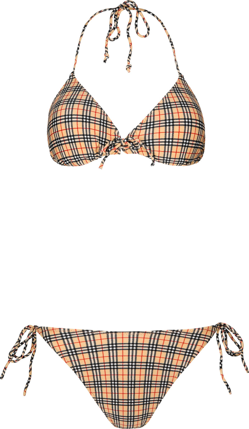 Burberry Three-Piece Skirt Bikini Set