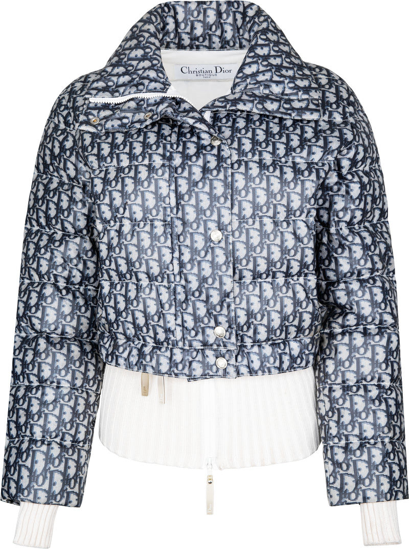 Christian Dior Navy Diorissimo Puffer Jacket