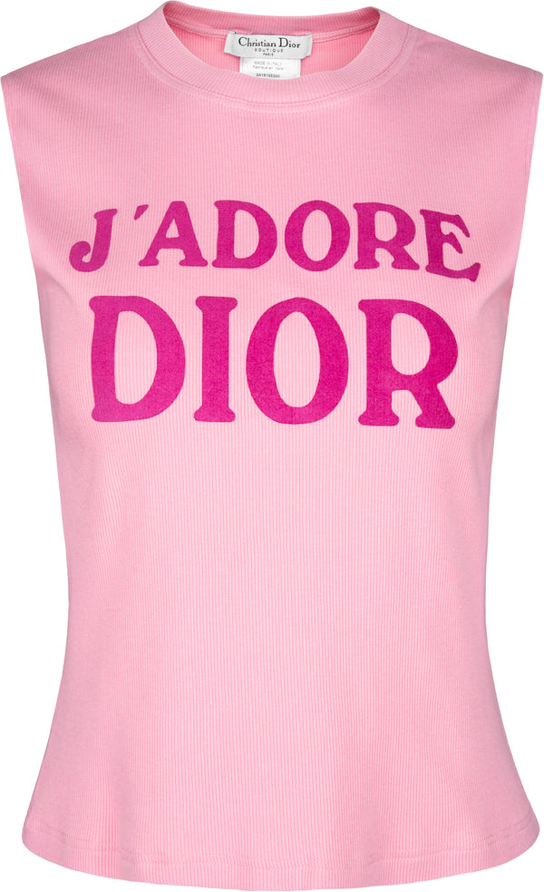 Christian Dior J'Adore Dior Fall 2001 Sleeveless Top