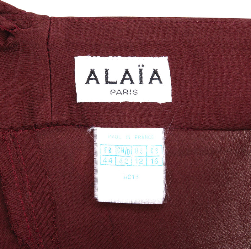 Alaïa 1986 Hooded Backless Dress