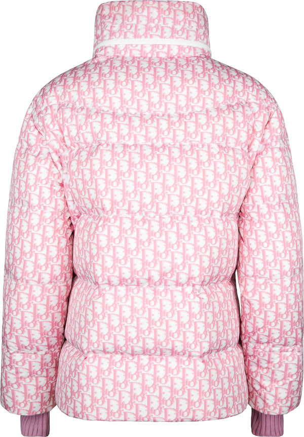 Christian Dior Fall 2003 Pink Diorissimo Puffer Jacket