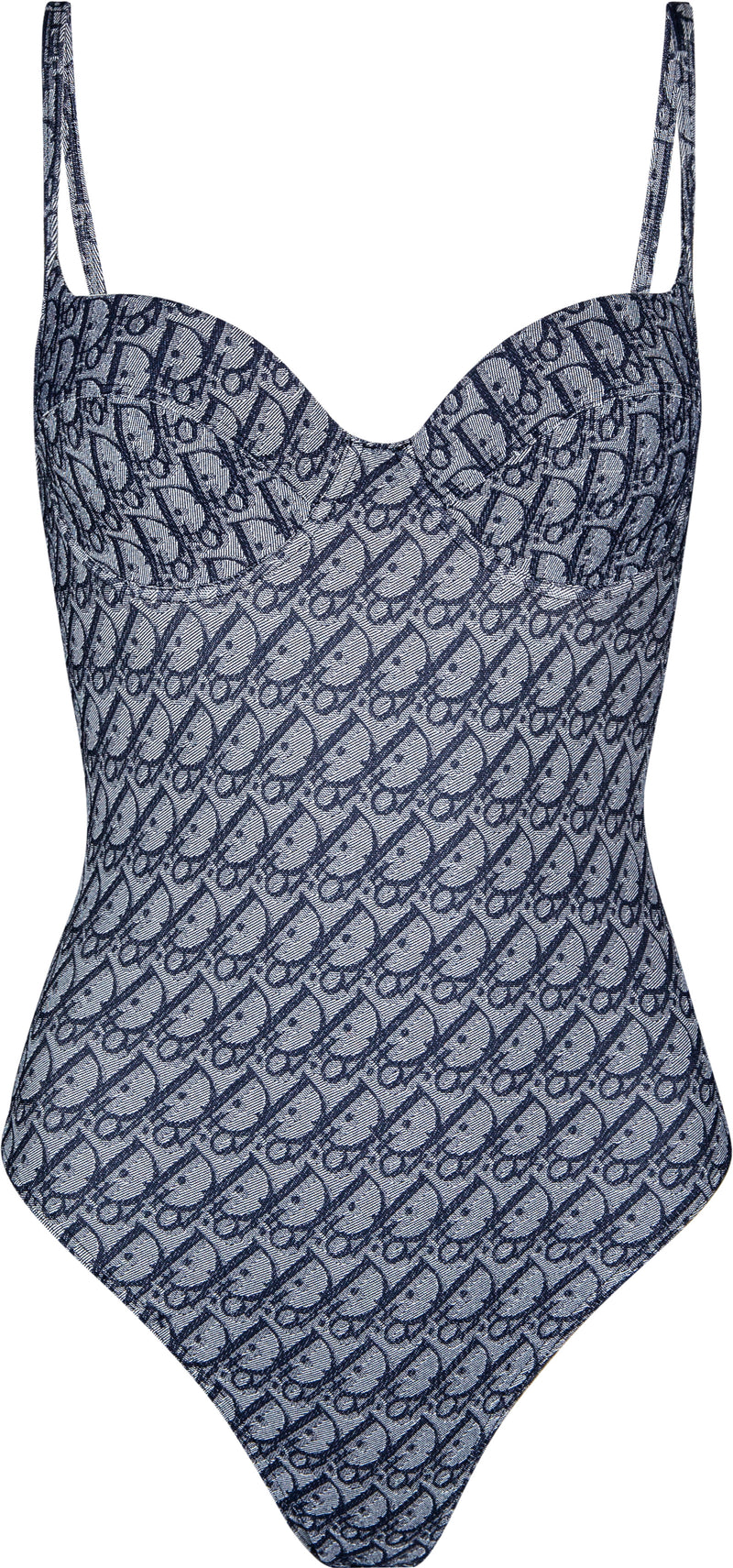 Christian Dior Navy Diorissimo Bustier One-Piece