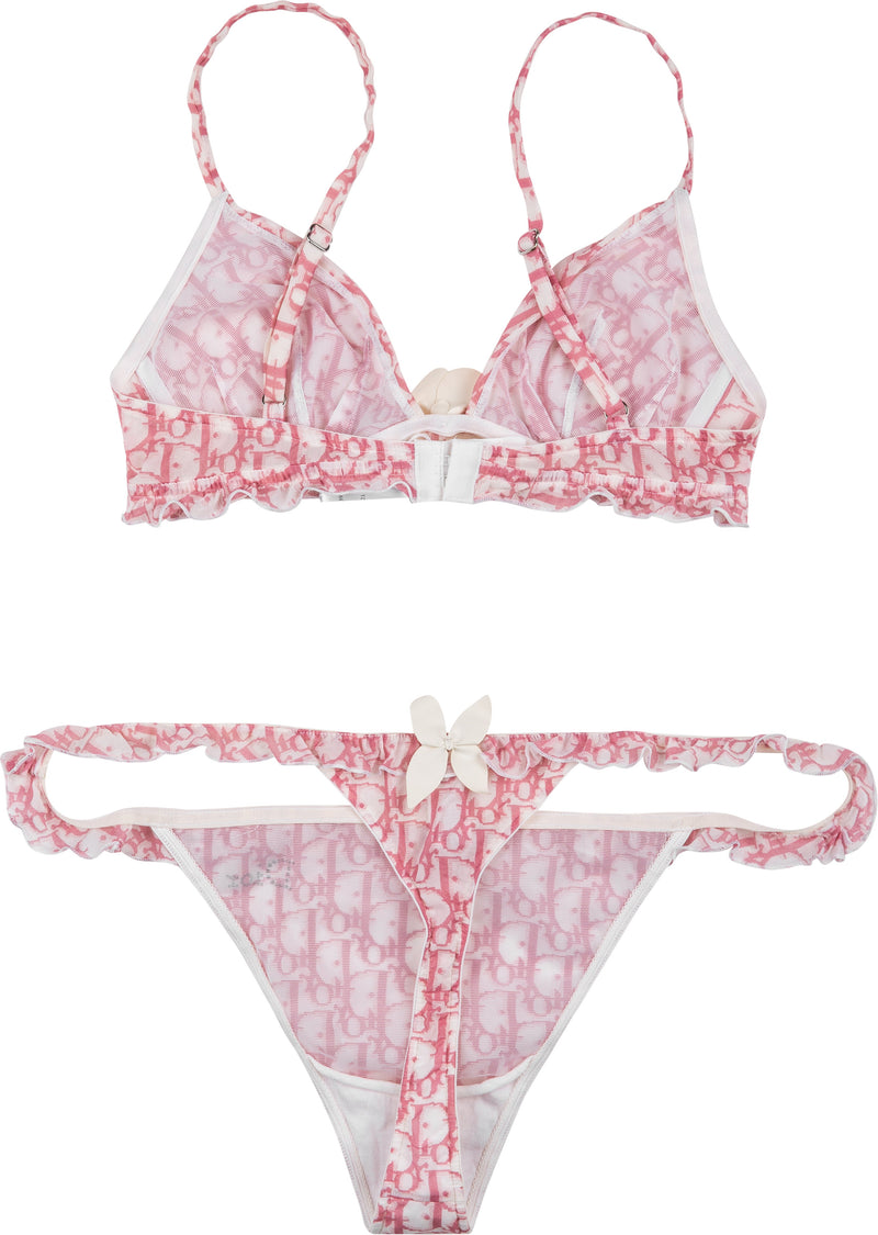 Christian Dior Girly Diorissimo Lingerie Bikini Set