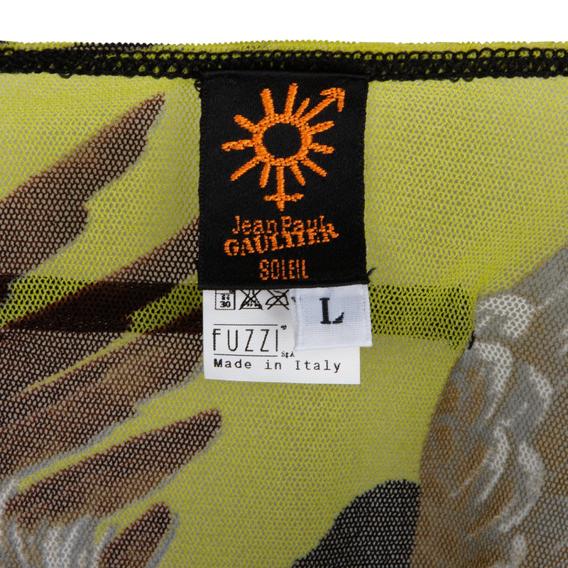 Jean Paul Gaultier Eagle Wrap Halter Top