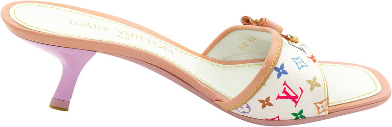 Louis Vuitton Takashi Murakami Monogram Embellished Mules
