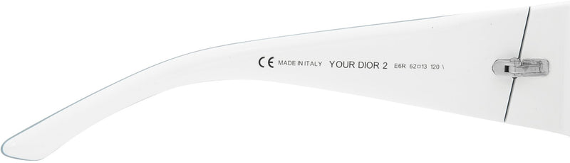 Christian Dior Your Dior 2 White Logo Sunglasses