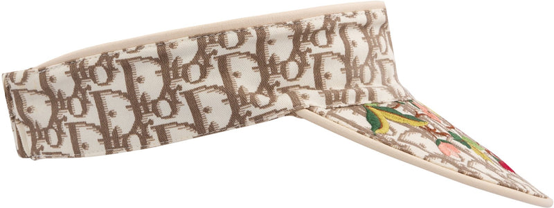 Christian Dior Spring 2005 Embroidered Visor Cap