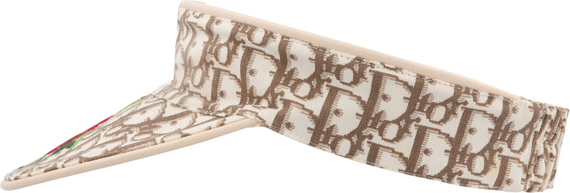 Christian Dior Spring 2005 Embroidered Visor Cap