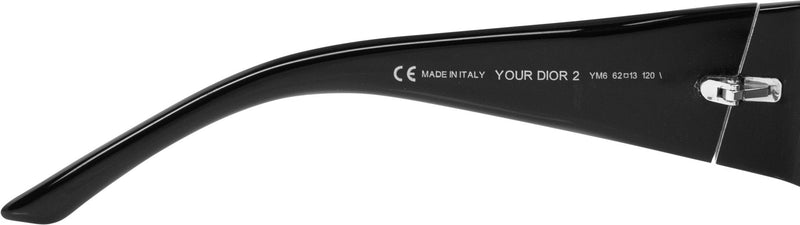 Christian Dior Your Dior 2 Black Logo Sunglasses