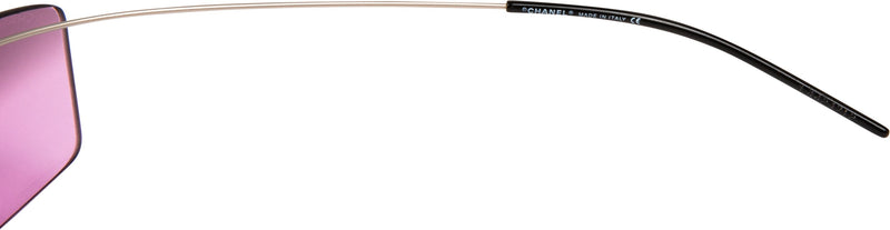 Chanel Logo Mirrored Pink Sunglasses